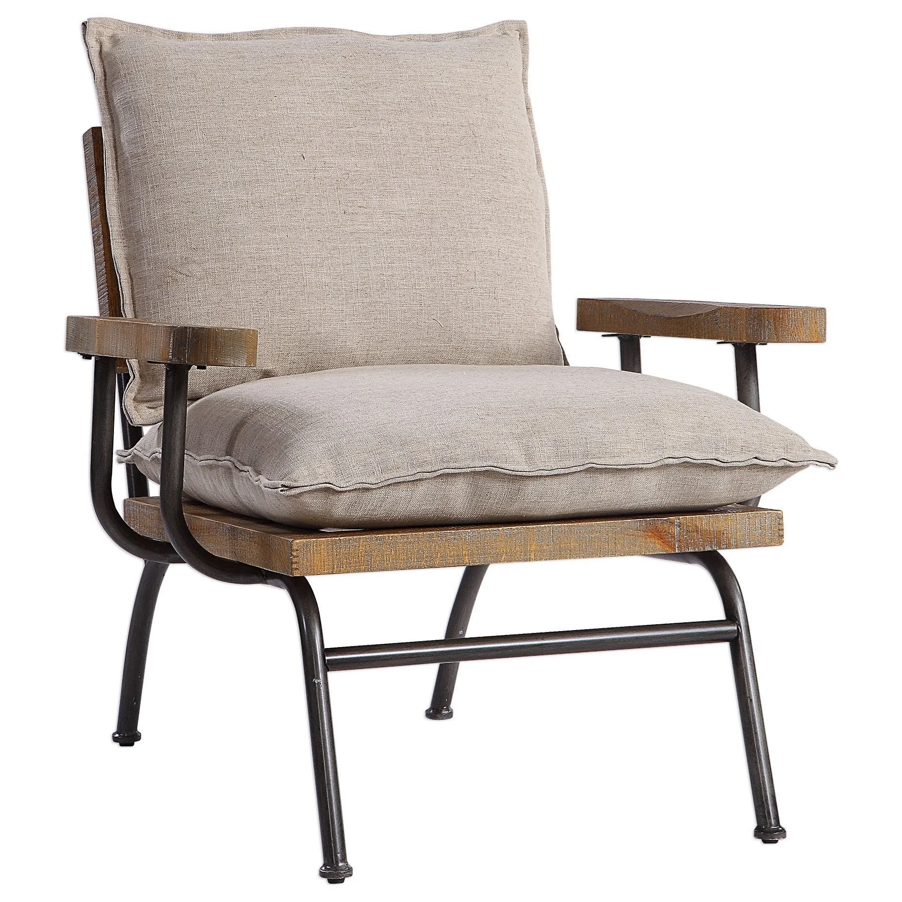 Uttermost Accent Furniture Accent Chairs UTT23475 Declan Industrial